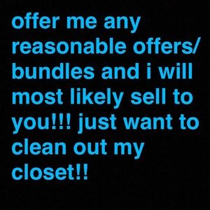 Send me offers!💙